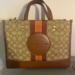 Coach Signature Canvas Tote Bag